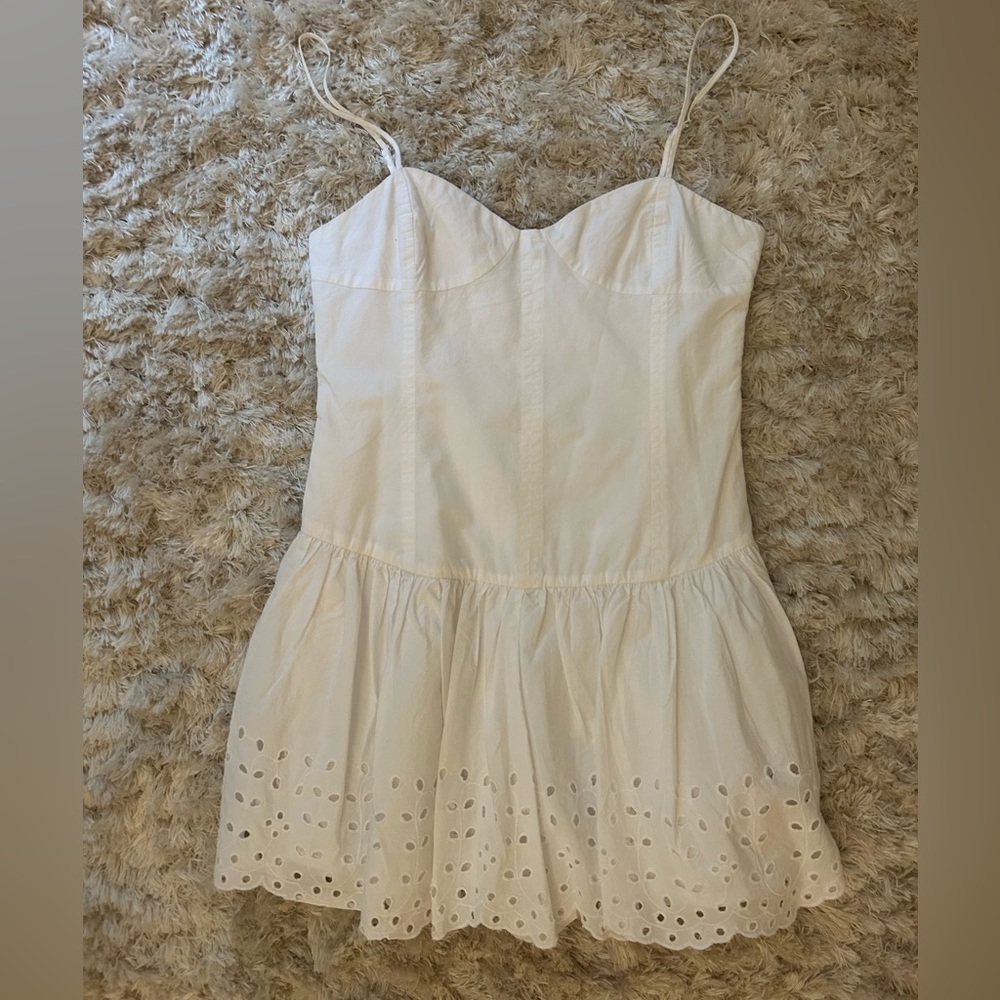 Zara eyelet dress